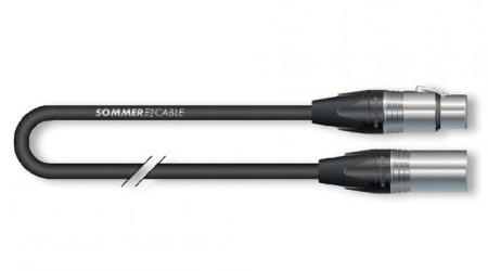 Микрофонный кабель для музыкантов XLR 3-Pin - XLR 3_PIN Sommer Cable с разъемами NEUTRIK MRMF