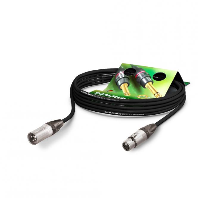 Микрофонный кабель xlr длина 0.5 метра Sommer Cable SC-Stahe 22 HIGHFLEX с разъемами NC3MXX NC3FXX